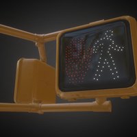 Traffic light b3d, trafficlight, traffic, substancepainter, substance, blender, light