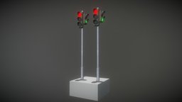 Autofahrer und Fußgaengerampel ohne Knopf green, red, traffic, german, yellow, game-ready, blender-3d, traffic-light, knopf, road-sign, traffic-sign, 3dhaupt, street-furniture, verkehrszeichen, ampel, fugngerampel, autofahrer, german-traffic-signs, deutsche-verkehrszeichen, strassenverkehr, strassenverkehrszeichen, low-poly