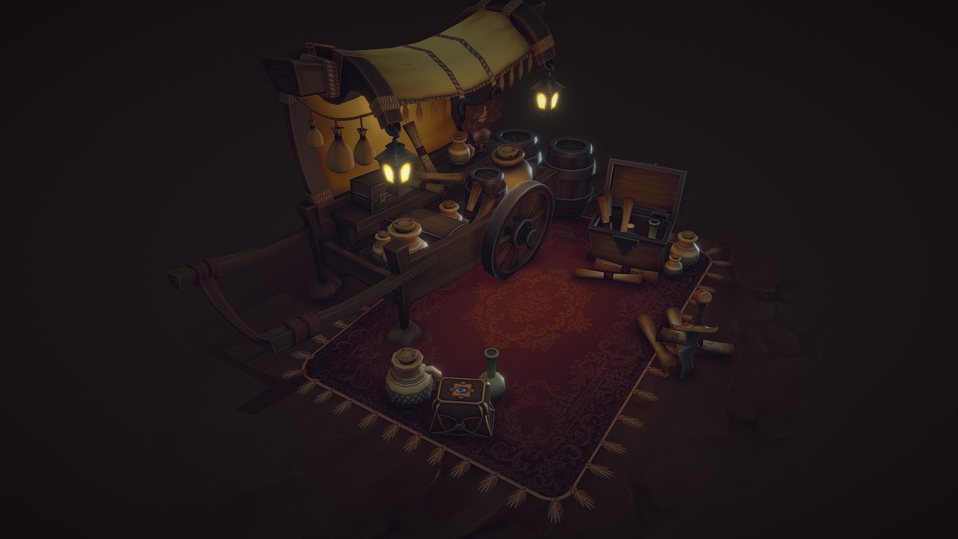 A Diablo 3 style fan piece based on Peet Cooper's original concept art.

Artstation Profile: artstation.com/Epifocol
Peet Cooper Concept Art: https://www.artstation.com/artwork/qJnAR - On the Road to New Tristram - 3D model by Epifocol 3d model