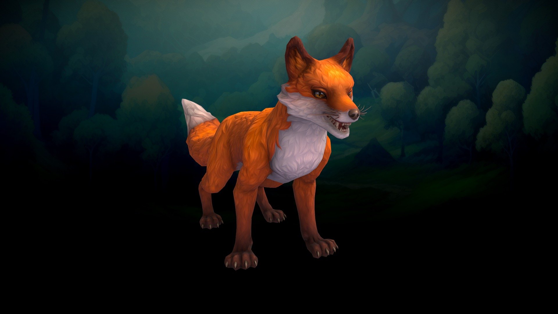 Stylized character for a project.

Software used: Zbrush, Autodesk Maya, Autodesk 3ds Max, Substance Painter - Stylized Fox - 3D model by N-hance Studio (@Malice6731) 3d model