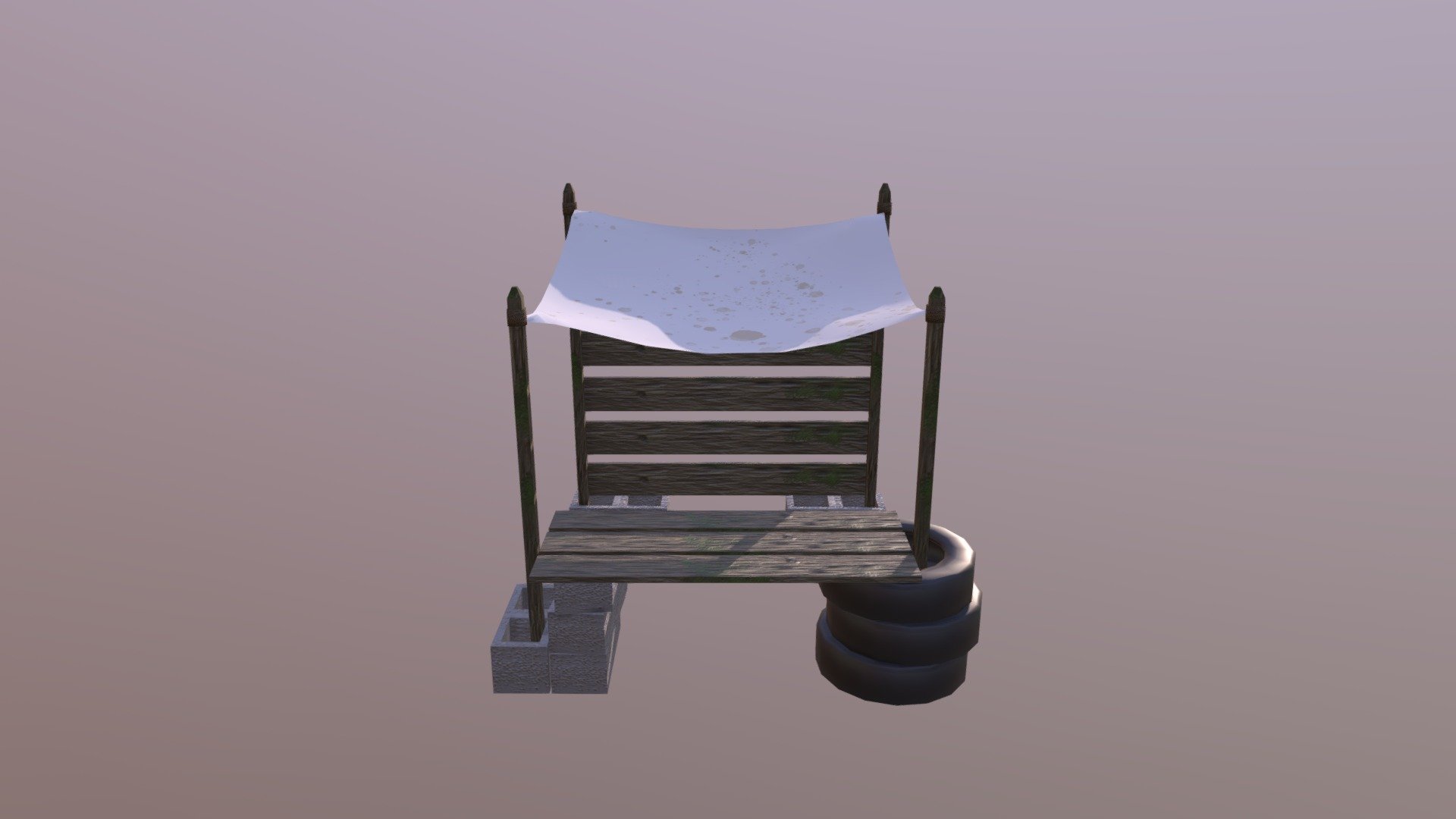Junk Stall - 3D model by lurkhound (@bullycat) 3d model