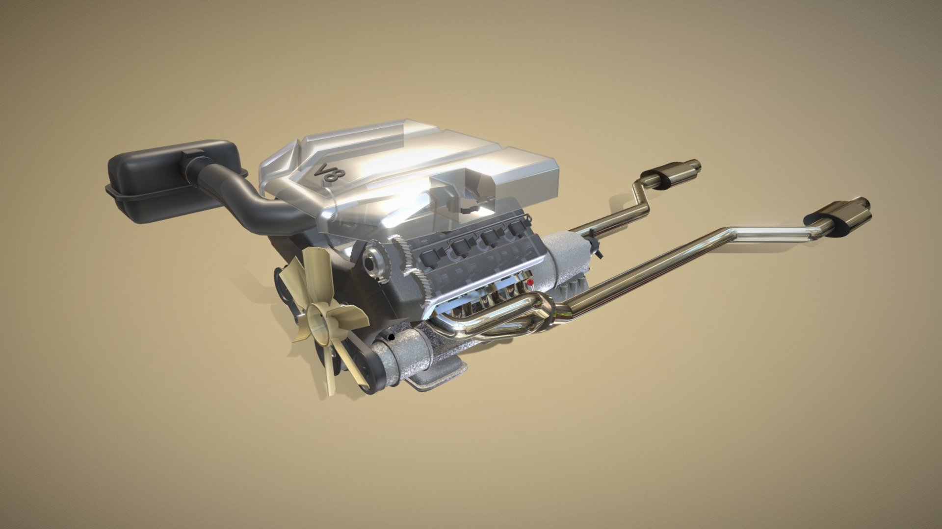 Animated engine V8, asset Unity

For all questions contact cachetf@gmail.com (include contracting work) - Engine V8 Animated - 3D model by Samidi (@cachetf) 3d model