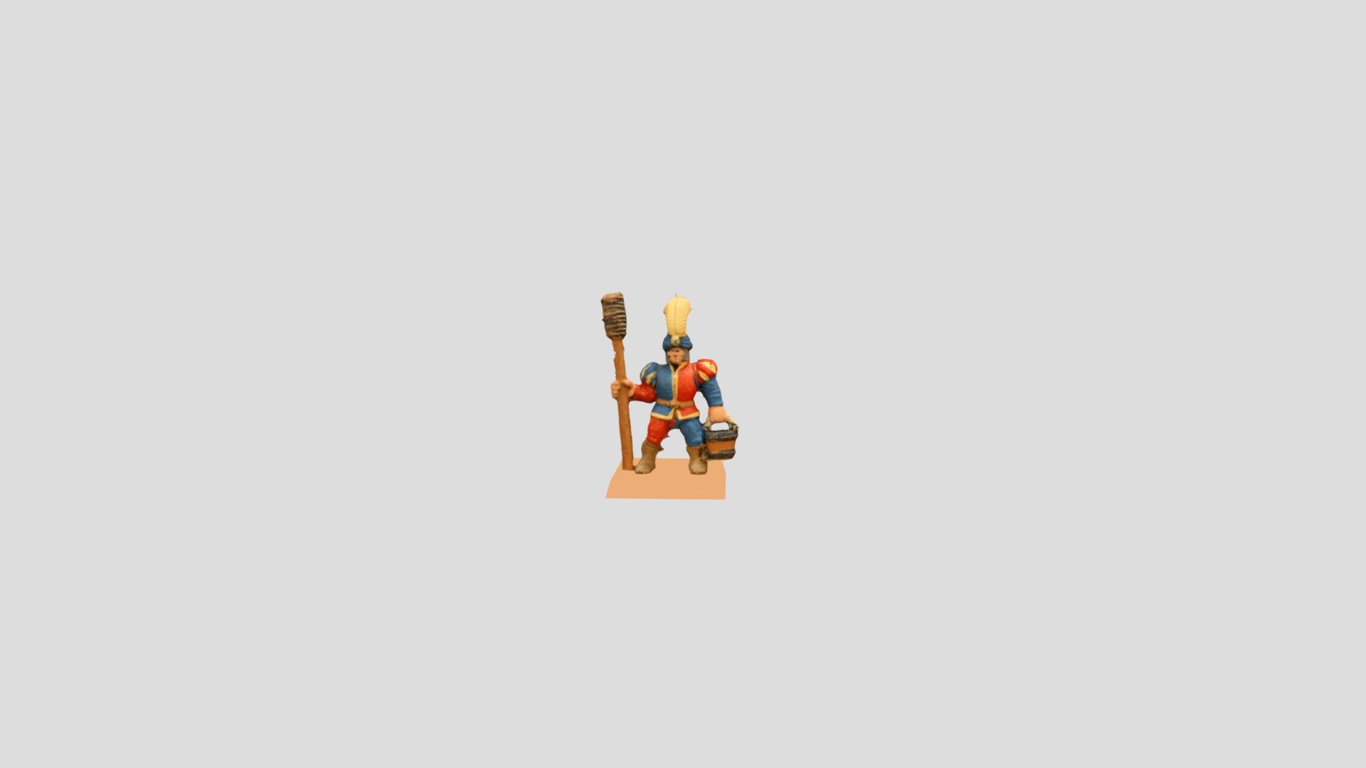 Right Gunner - Download Free 3D model by Chad "Duke Blitzein" C (@chad_c) 3d model