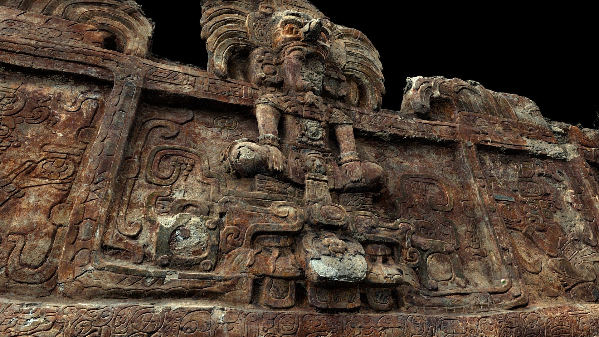 Second-to-last construction phase of Building A. Documentation undertaken with smartSCAN Duo with a 600mm Field of View (0.36mm XY resolution). The high-resolution mesh was converted to texture and normal maps over a simplified surface (320M&gt;1.5M triangles). The northern section was the frieze was documented separately 3d model