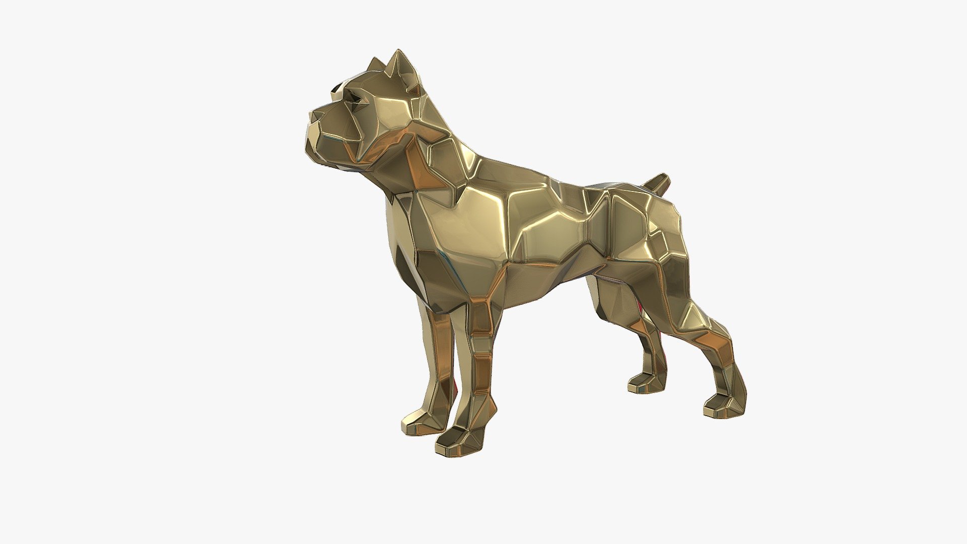 Cane Corso dog - 3D model by PolyArt (@ivan2020) 3d model