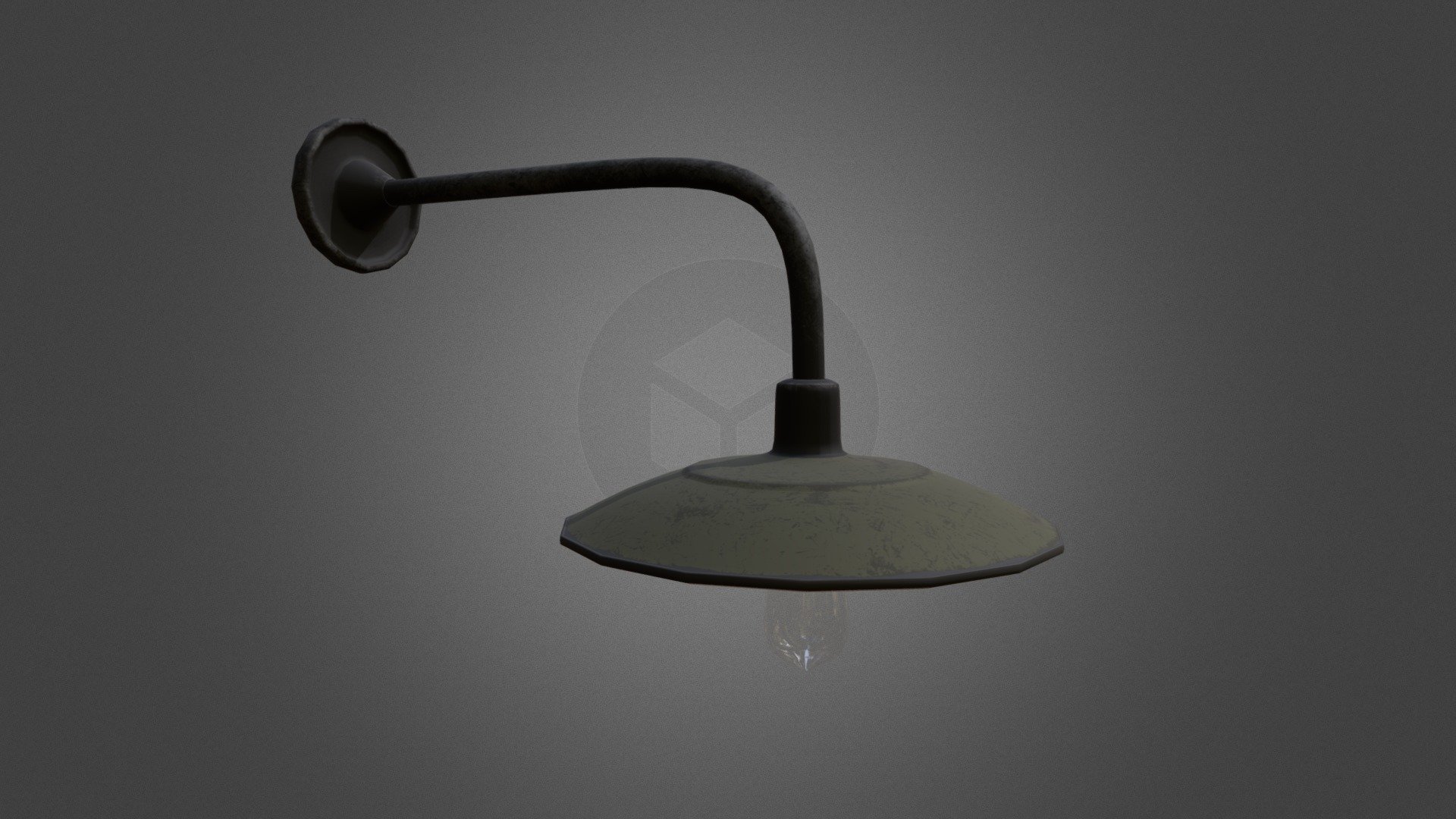 light wall lamp - Buy Royalty Free 3D model by misitewang 3d model