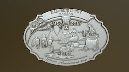 Belt Buckle Design jewelry, cnc, buckle, belt, artcam, spincast, zbrush