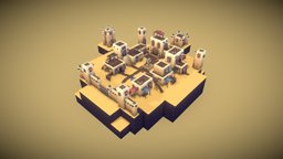 Desert Building Kit kit, set, desert, town, building, construction