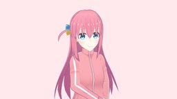 Hitori Gotou animegirl, anime, bocchi, hitoribocchi, gotou, hitori, bocchitherock, gotouhitori