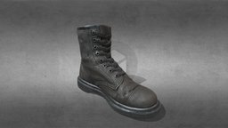 Dr. Martens boots Lowpoly