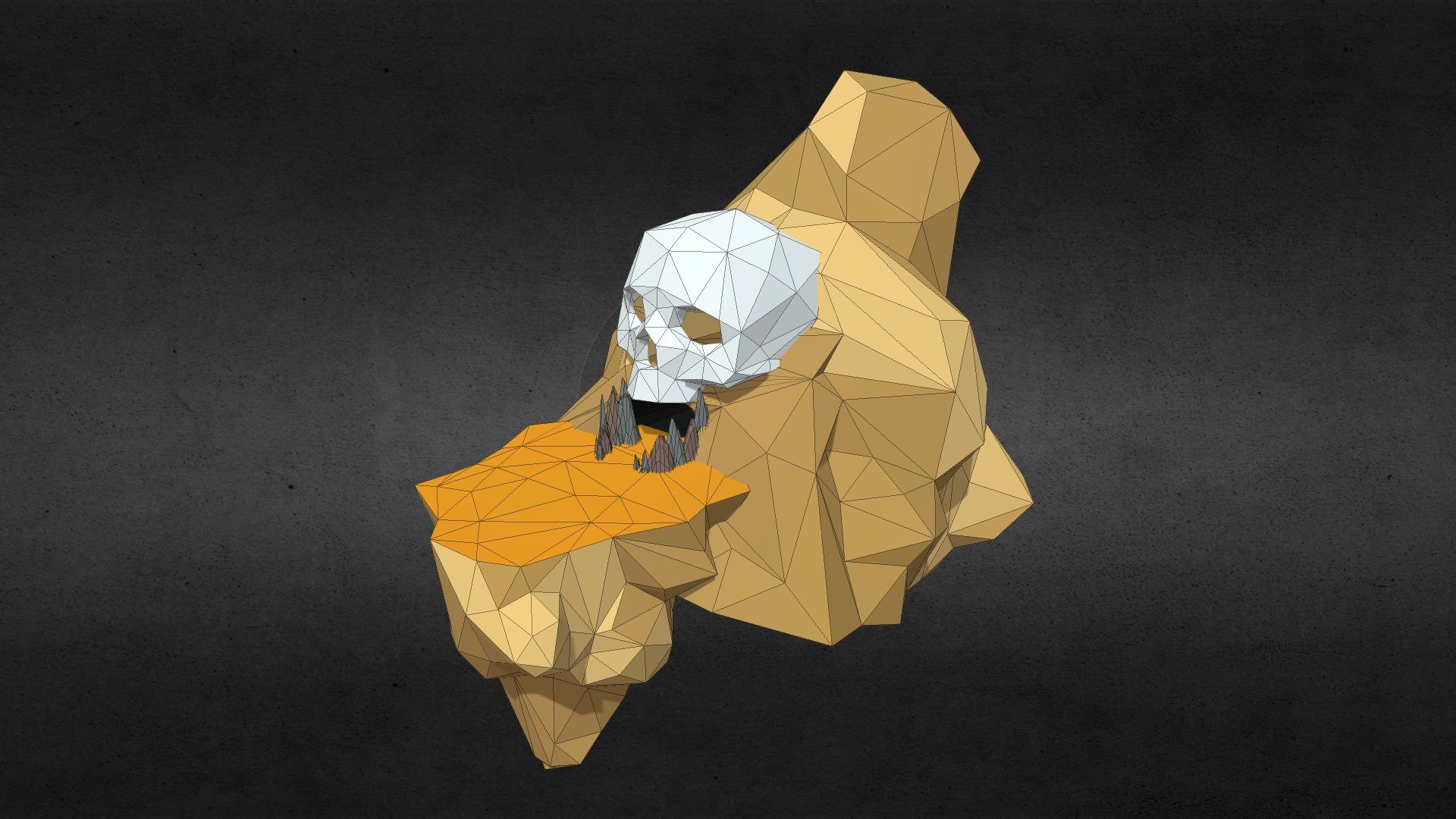 A collection of low poly models to create stylized flat shaded environments.

Ready for Virtual Reality (VR), Augmented Reality (AR), games and other real-time apps 3d model