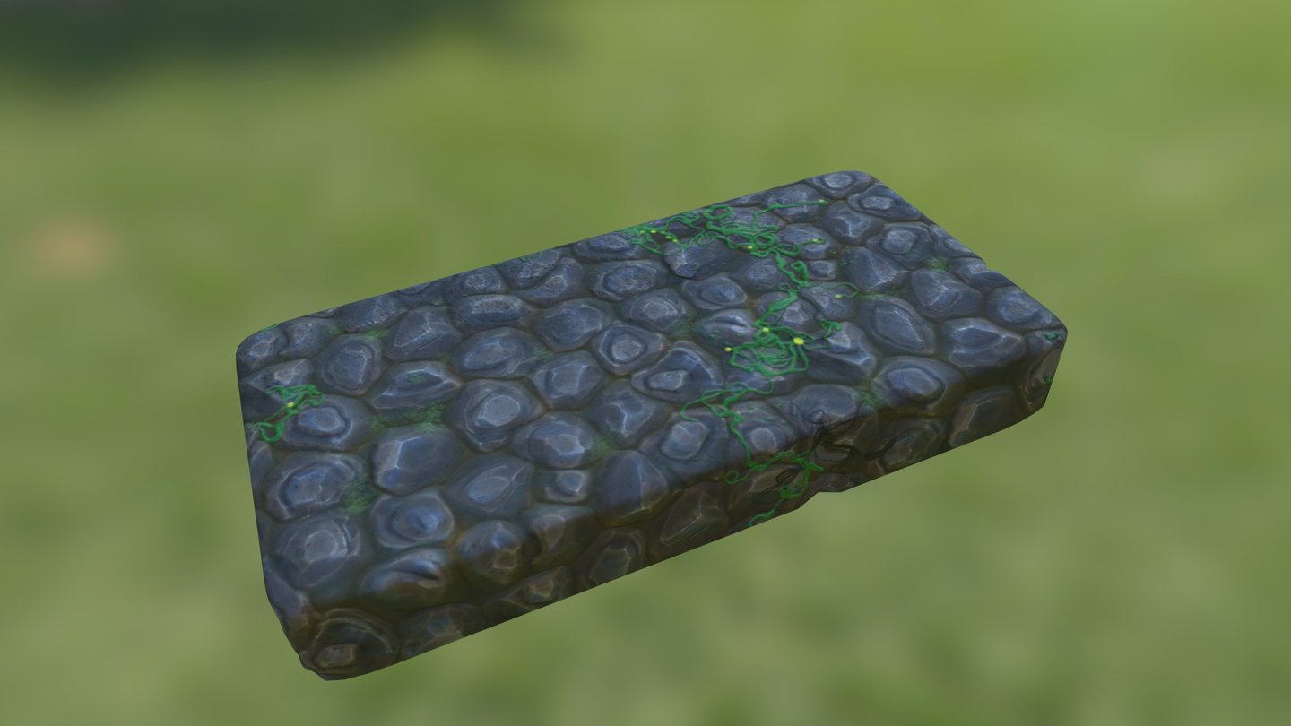 a simple old wall - Wall - Download Free 3D model by By Chance Game Studios (@bychancegamestudios) 3d model
