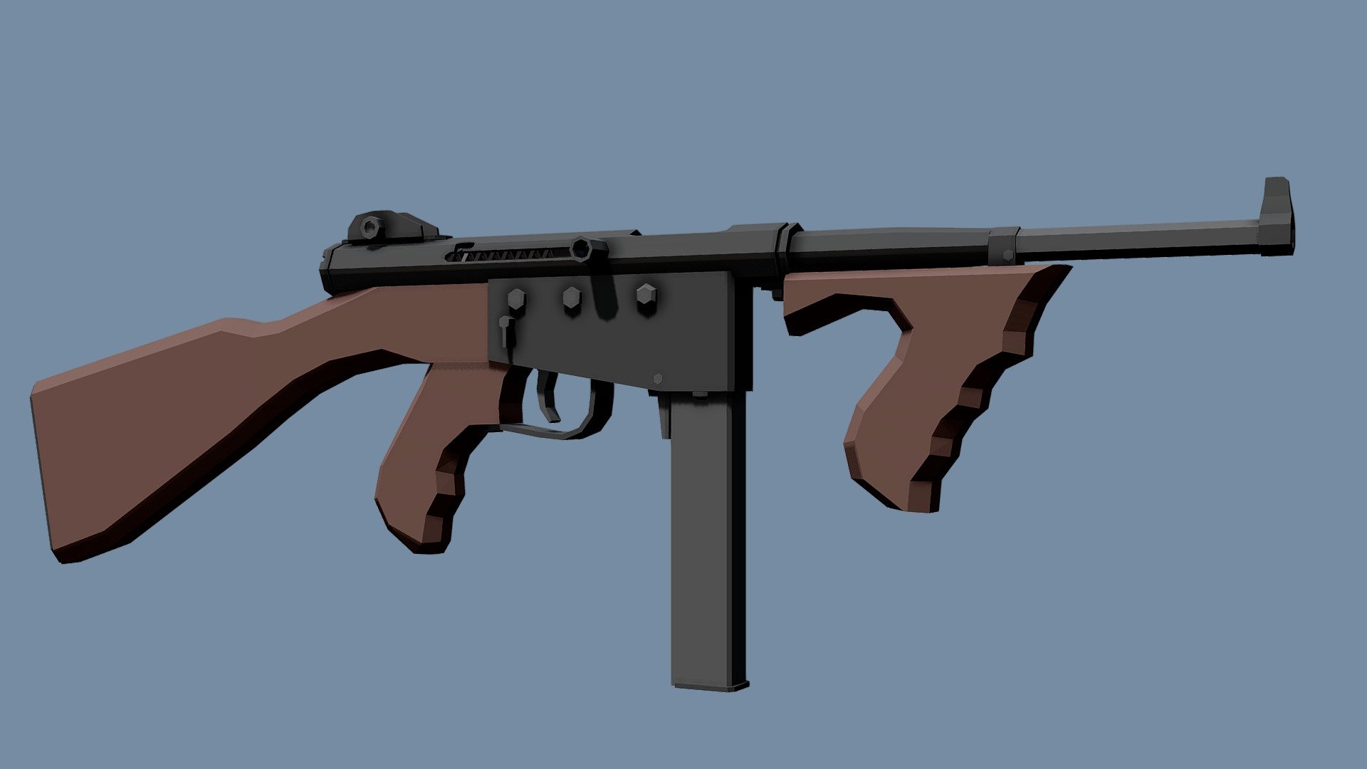 Low-Poly Ingram Model 6 - Download Free 3D model by TastyTony 3d model