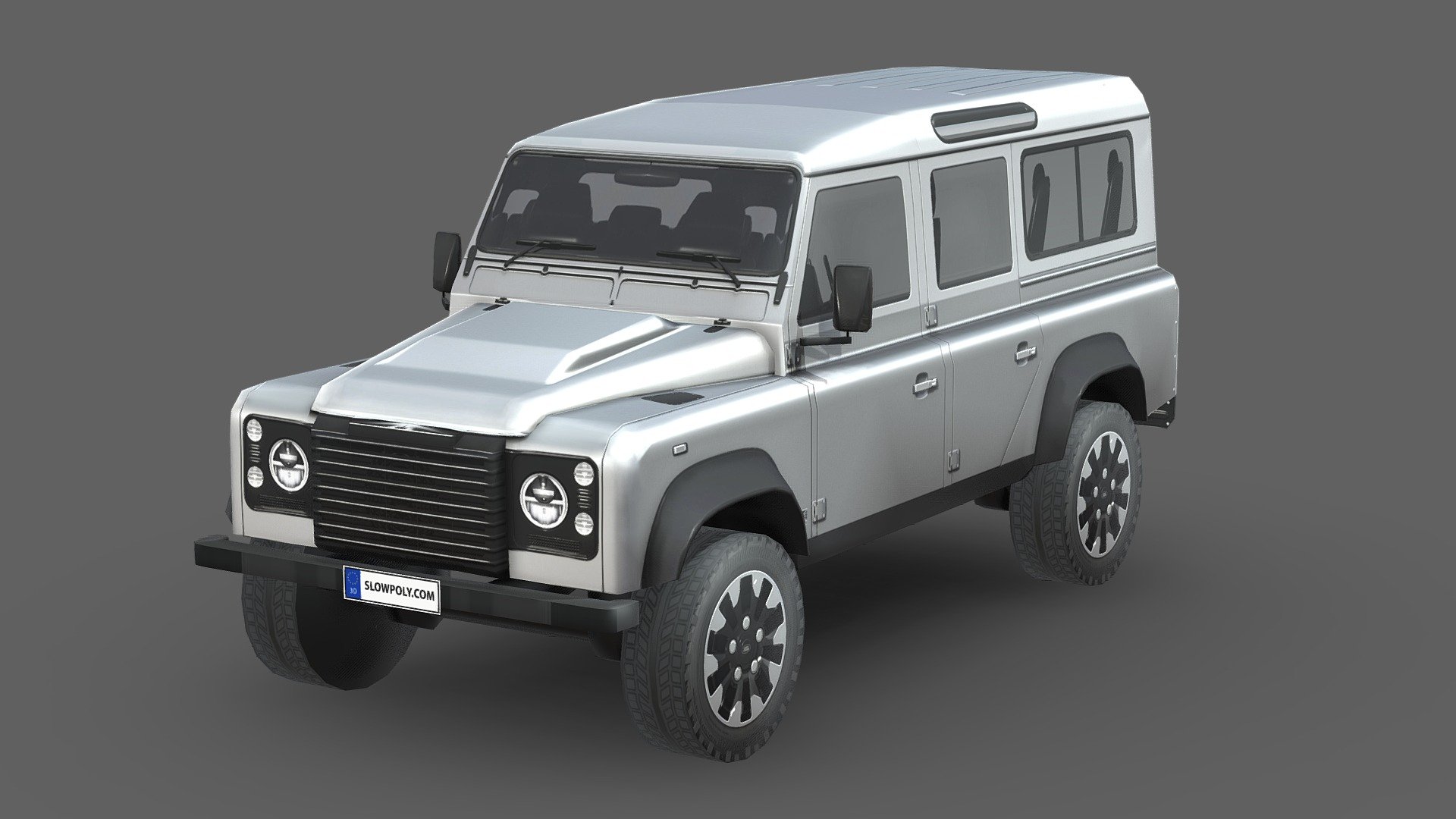 Buckle up and join the ride with our incredible 3D model car! With few polygons, it’s light, flexible, and realistic. High-quality textures bring it to life. Effortlessly integrate it into any project and let your creativity soar. Get ready for a thrilling journey!

If you love this 3d model and curious about how it’s done, visit our tutorial here: 
https://www.slowpoly.com/l/course unlock the technique, tool and trick to crafting this detailed-looking low poly car now! - Land Rover Defender Works V8 4-door 2018 - Buy Royalty Free 3D model by slowpoly 3d model