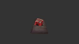Sweet Grillage Role sushi, photogrammetry, 3dmodel