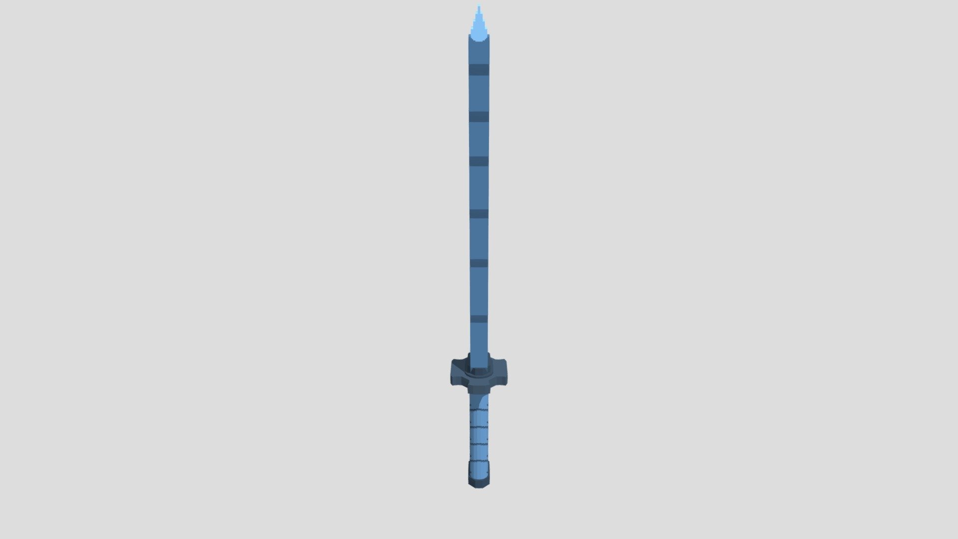 download on my website - https://www.mineanimecreations.com/ - Standart katana from Demon slayer for Minekraft - 3D model by Dushes (@andrejmanusa2) 3d model