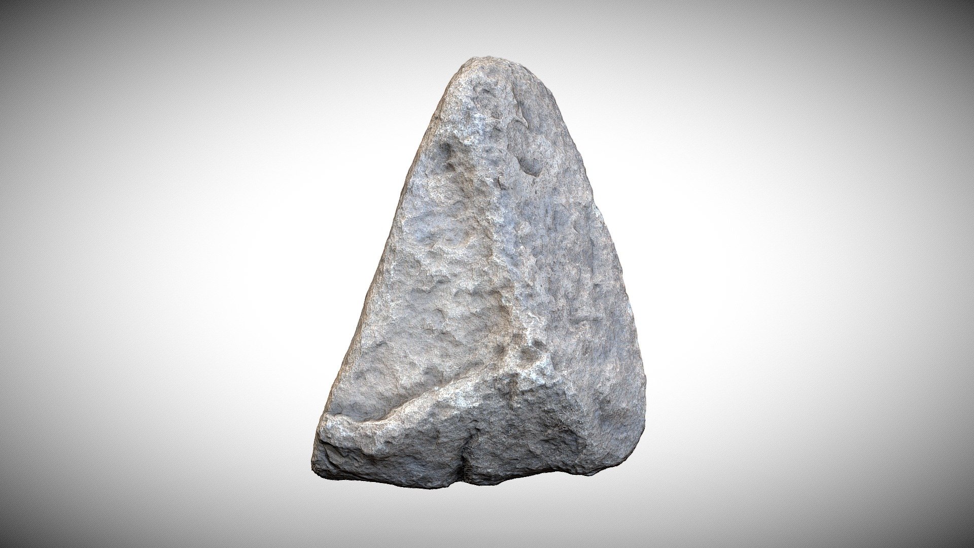 Chantier de fouille: Inrap 
Responsable d’opération : S. Hinguant
Localisation : Carnac, Bretagne 
Datation : Néolithique
Catégorie : stèle - Stèle de Carnac - 3D model by Emmanuelle Collado (@emmanuelle.collado) 3d model