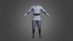 Clone Officer Uniform clone, star-wars, clone-wars, substancepainter, substance, 3dsmax, starwars, cloneofficer