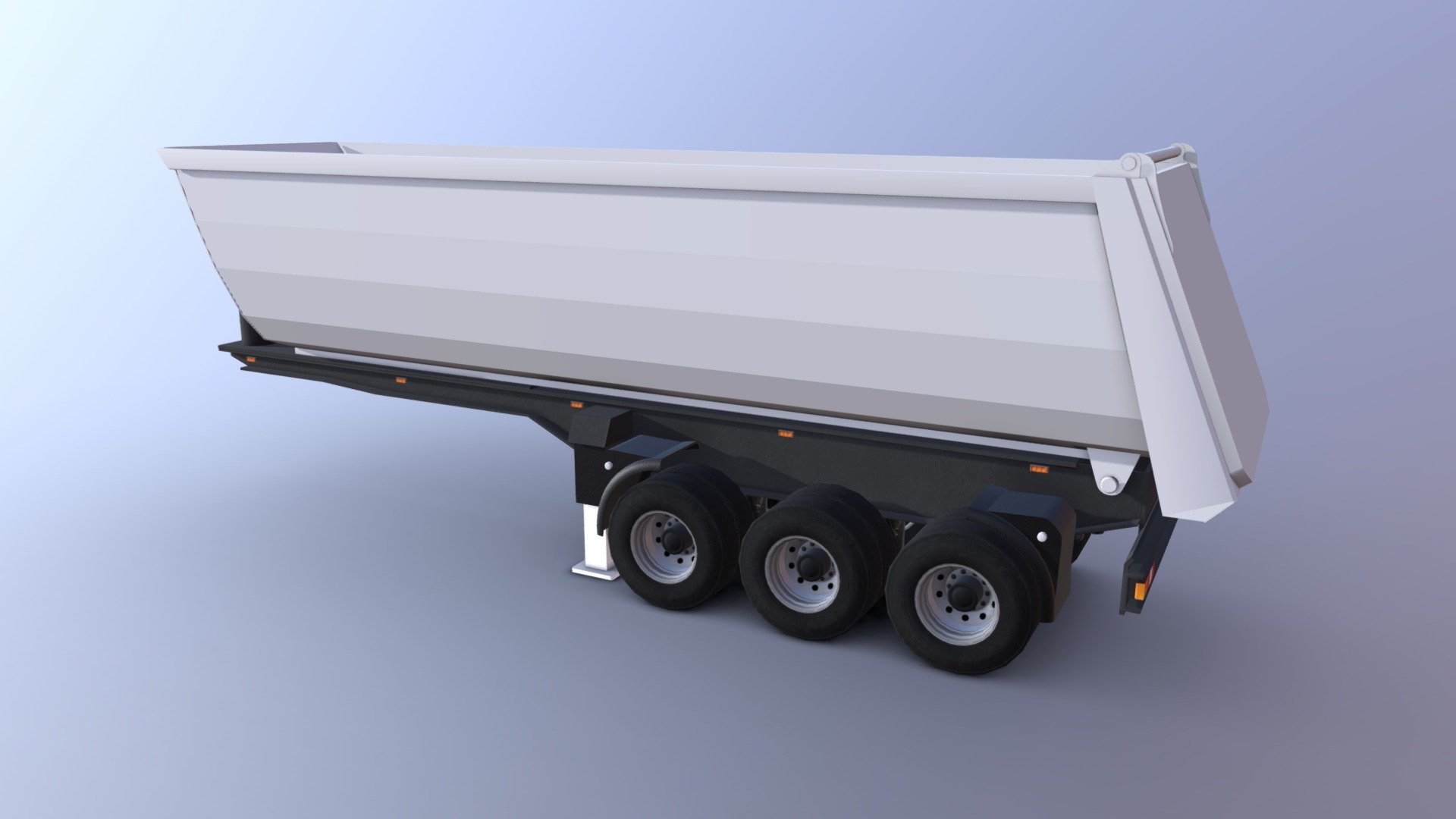 Asset comprises low-poly model. This model is perfect for mobile platforms, and even more so for the PC and Web GL! Since, all the low-poly model, but have a high quality textures, with a resolution of 4096x4096 for body, 1024х1024 for wheels.
Model has a standard set of baked textures:
1. Diffuse
2. Specular
3. Glossiness
4. Normal
I hope this model will be useful for you! Enjoy and don't forget to rate your purchase! 
Good luck! - Dumb Trailer - Buy Royalty Free 3D model by Aglobex (@aglobex3d) 3d model