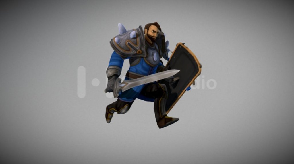 This Character was created by 2nd Studio for the game BattleSouls owned and developed by Pixeleap ApS. This character is copyrighted to Pixeleap ApS - Darmian the Warrior - BattleSouls Character - 3D model by 2nd Studio (@2ndstudio) 3d model