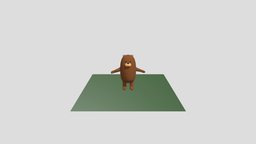 Cartoon Bear bear, cute, cute_character, low-poly, blender, lowpoly, animal, simple