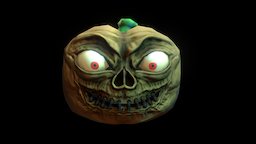Head (Pumpkin?) helloween, gamedev, head, indiedev, follow, game, gameart, gameasset, decoration, pumpkin