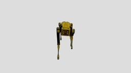 Animated Robot Dog dog, robotic, robot