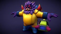 Clark T2 cat, t2, clark, character, game, design