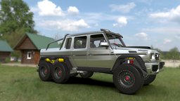 3d model MERCEDES-BENZ G6X6 BRABUS 