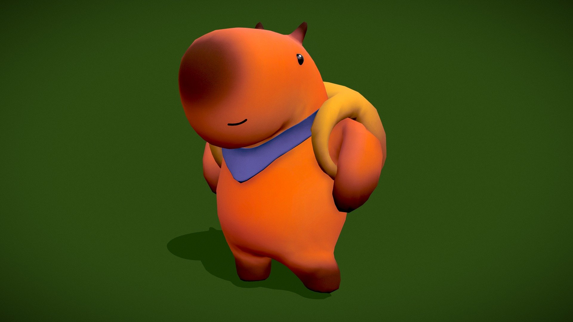 CapyBara_Low_F_03 - 3D model by Martijn (@MartijnVaes) 3d model