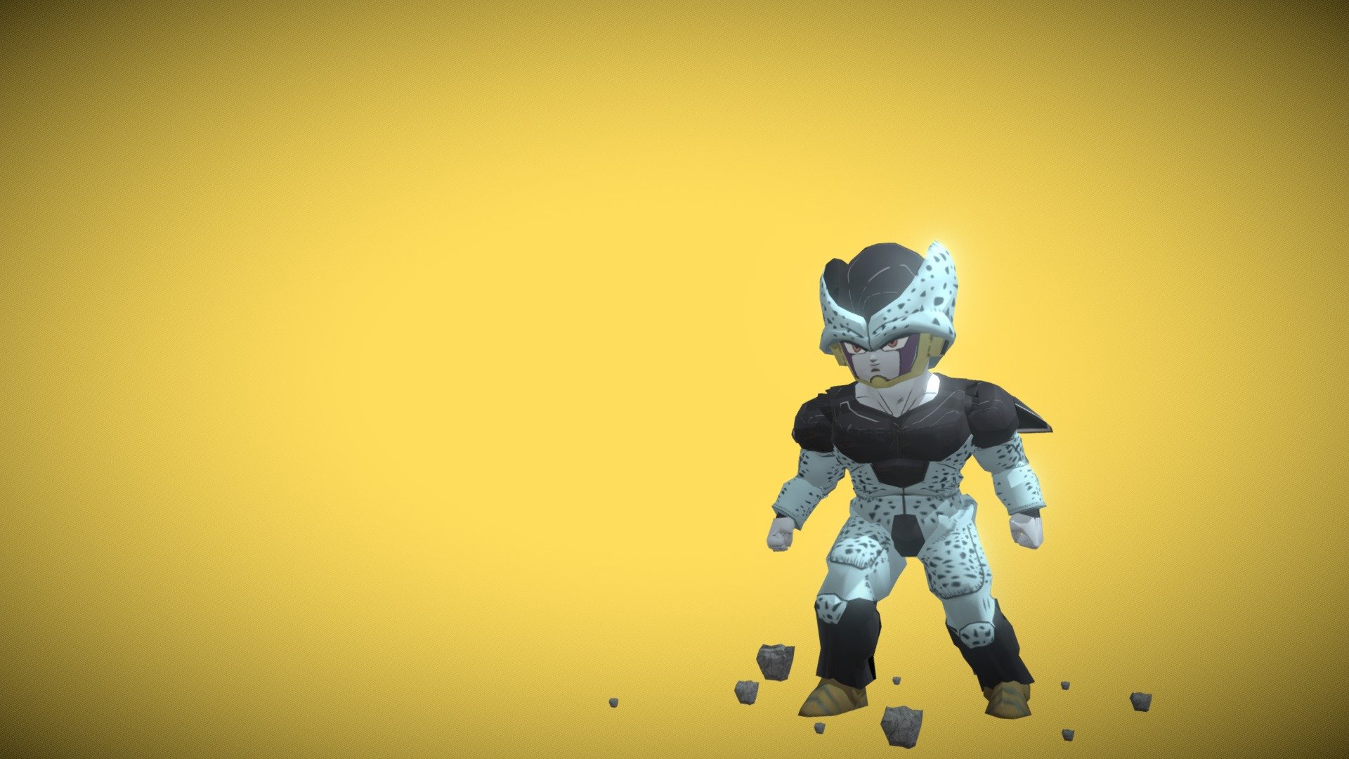 School's Animation Project - Cell Junior - Rock Throw - 3D model by YMingz (@yming09) 3d model