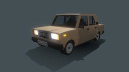 [FREE] VAZ 2107 lada, russian, vaz, blockbench, low-poly, lowpoly, lada-2107, jiguli, vaz-2107