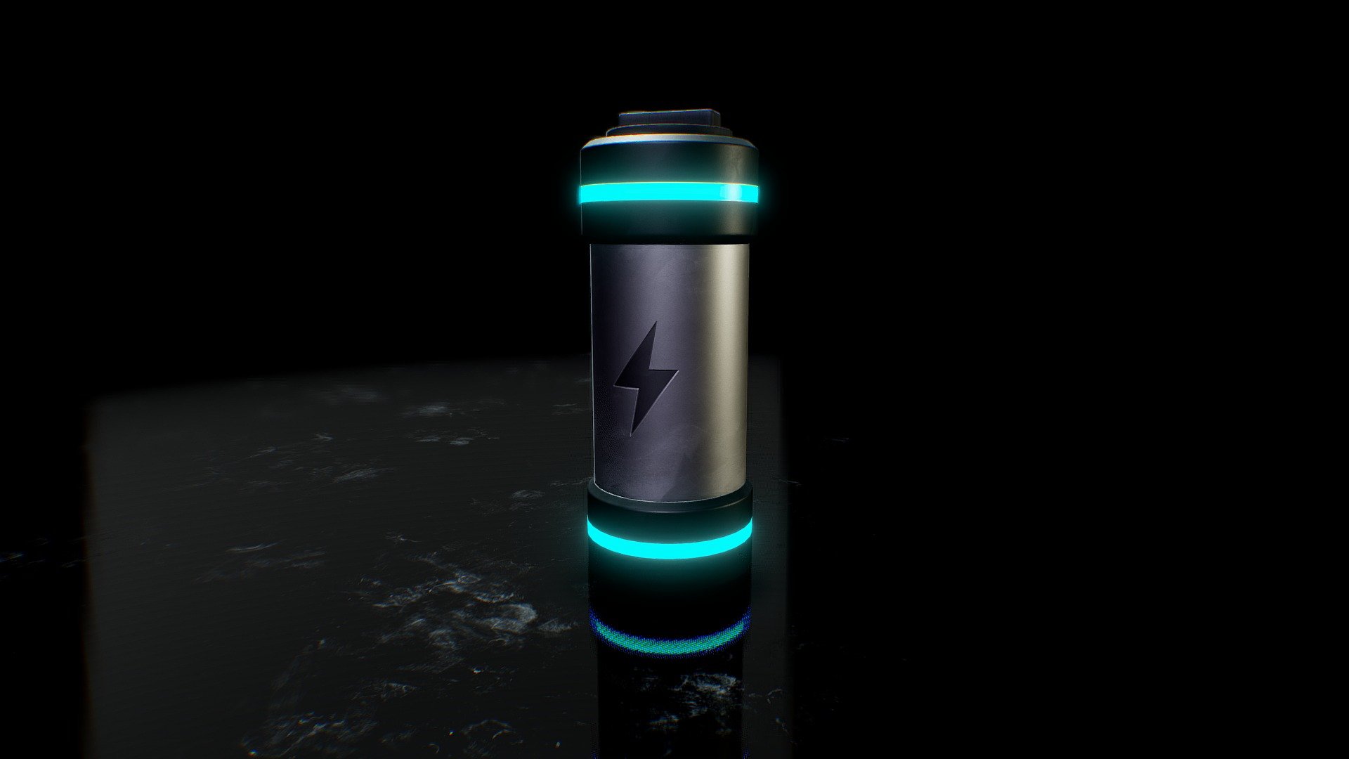 Sci-fi energy cell inspired by Ivan Santic's concept designs with 1 Megawatthour of capacity 3d model