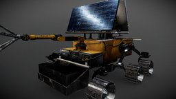 Rover moon and Rover mars moon, wheels, mars, rover, solarpanel, conteiner, chair, roboarm, rover-mars, rover-moon