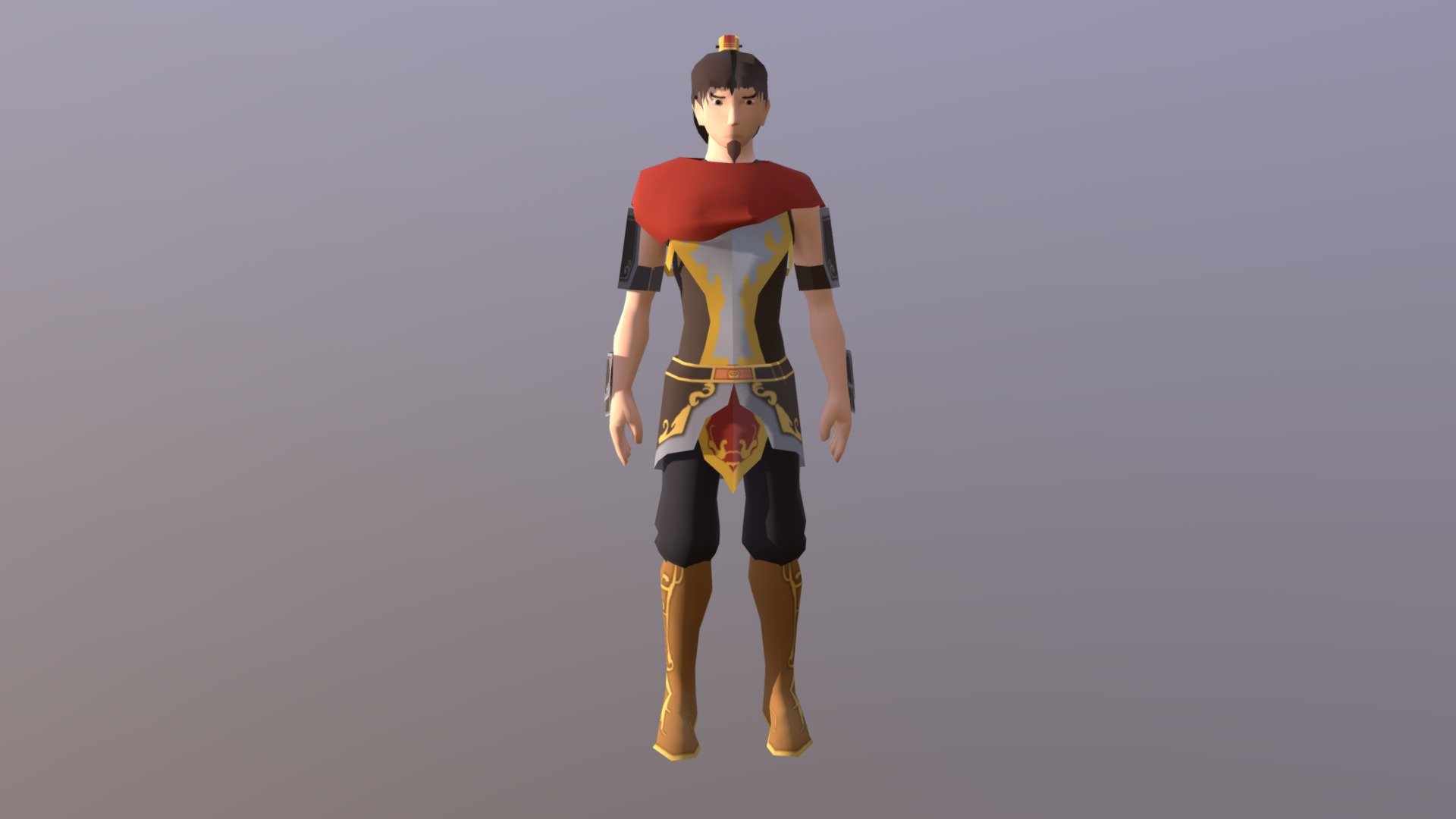 Sun Ce Chinese Dynasty Character 3D model modelled with 3DS Max and textured with Substance Painter

**modelled by my colleague and textured by me - Sun Ce Chinese Dynasty Character - 3D model by Krishna Attiappan (@krishna.attiappan97) 3d model
