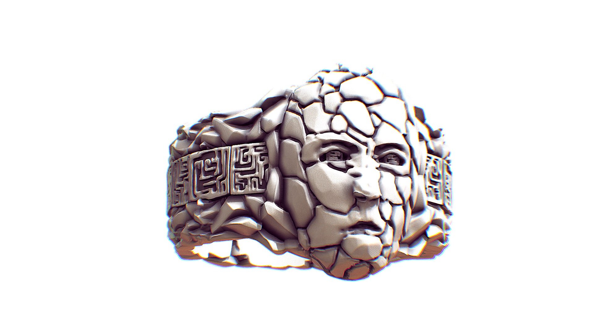 God of Stone - 3D model by Mihail Burmistrov (@mishkin79) 3d model