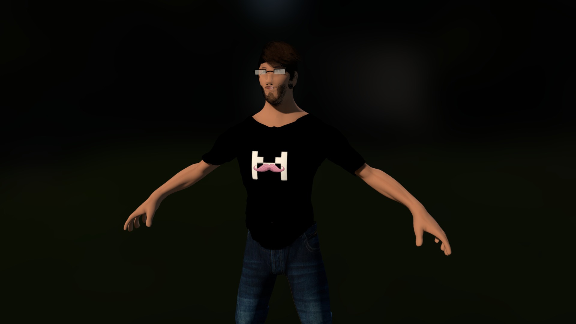 Made this when I first started using blender this is actually the second version with neater texturing and a better hair sculpt.

Edit (2019): This was my first ever attepmt at a humaniod 3d model, looking back it's not that bad say for the face which could have been much better 3d model