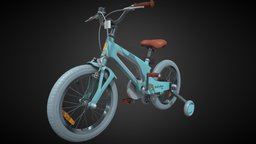 Kid Bike gamereadyasset, 3dgameasset, bricks3dstudio, vietnam3dartoutsource, kidbike, kidbike3dmodel, kidbike3dasset, kidbikegameready, gamereadykidbike