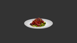 Vegetable Mix Salad salad, photogrammetry, 3dmodel