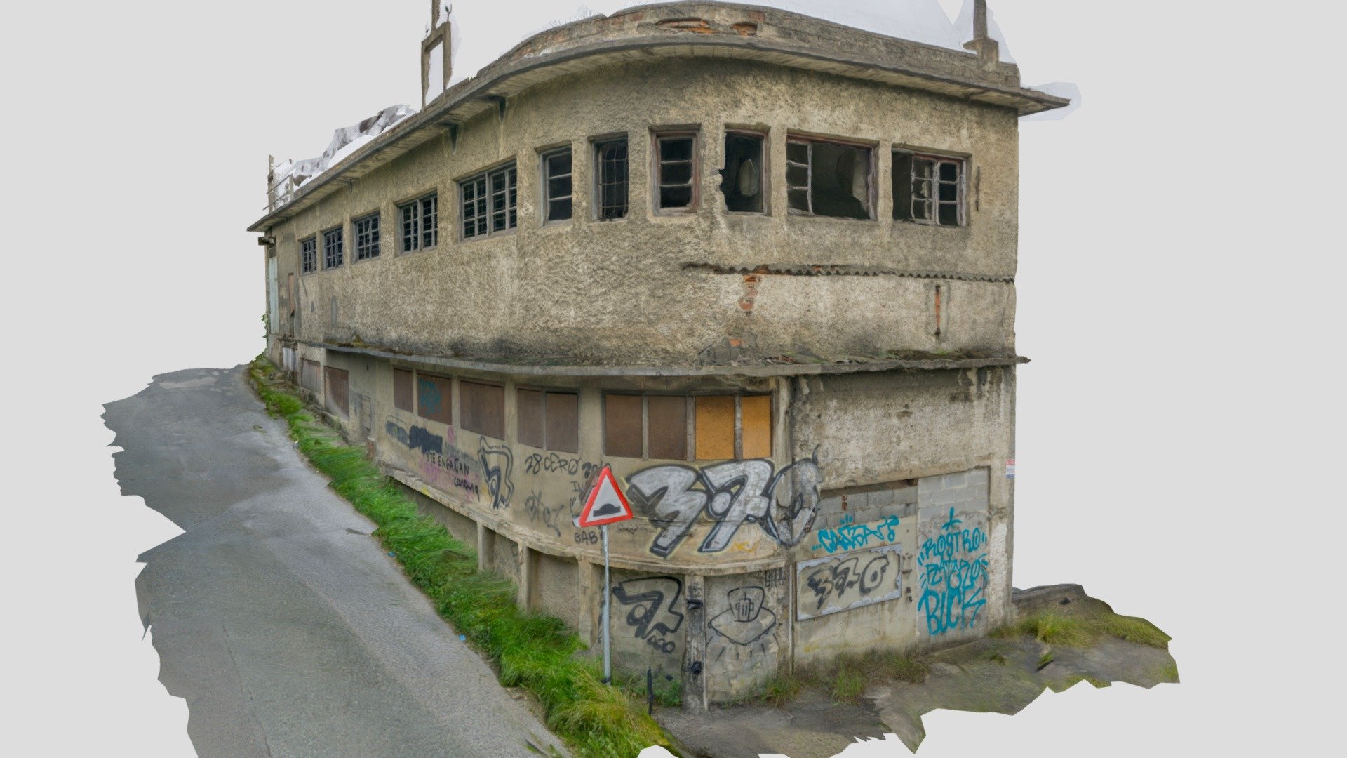Old building - Download Free 3D model by yelizegi 3d model