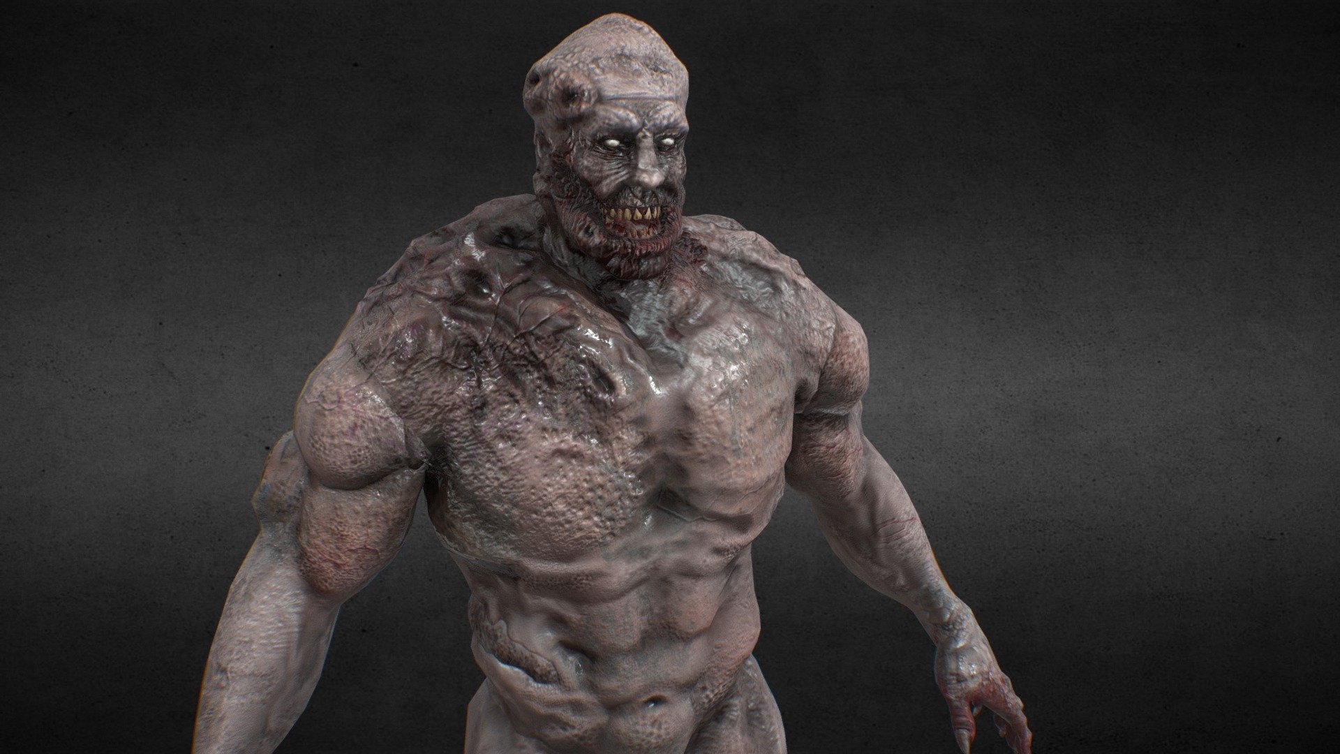 Monster Zombie 

I really liked making this model from start to finish, I hope you get the most out of it

this is a model of a special zombie creature, of my own invention, and inspired by some other creatures
texture quality is 2048x2048
fbx-file

the model does not come with bones for animation but you surely know how to place them or you know someone or if you need the model with bones you can write to me and we can agree ;)

optimized for any game engine

If you buy it, I hope you enjoy it as much as I enjoyed creating it :D

**I would have liked to do it with 4k quality but my computer would explode, sorry
 ** - Monster Zombie - Buy Royalty Free 3D model by highraion 3d model