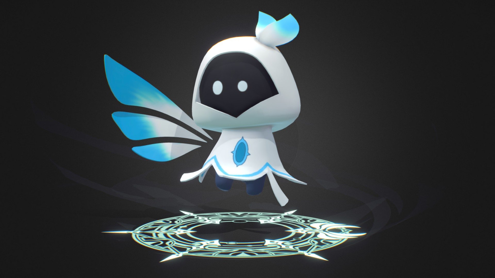 From the anime-style game Genshin Impact. The character Barbatos, in its wind spirit form, was modeled and textured to resemble claymation models.

The model was made in Blender, and textured in Substance Painter 3d model