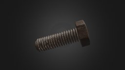 Bolt bolt, metal, iron, substance, painter, blender