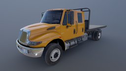 Durastar crewcab flatbed truck tower, fuel, lonestar, shipment, vehicle, snowrunner, loadstar, wracker