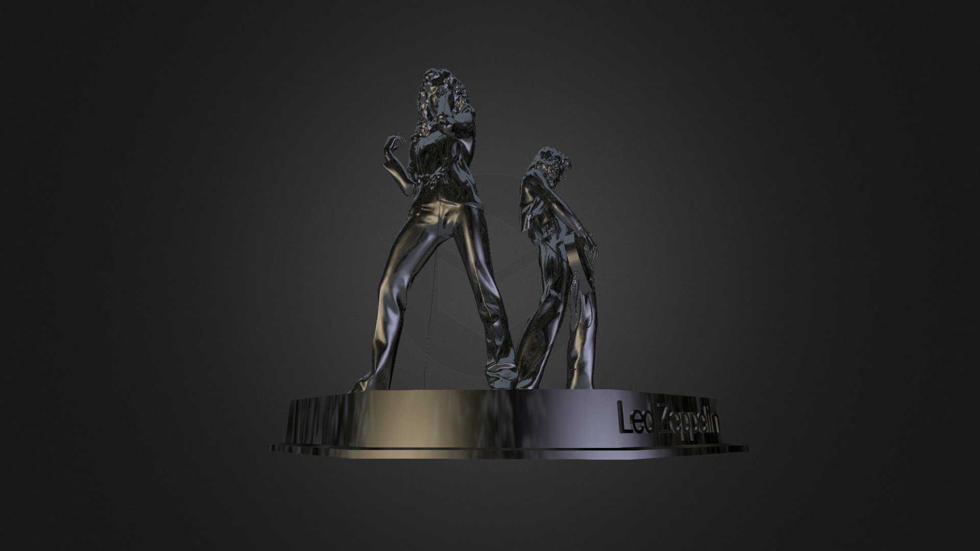 Zbrush Sculpting - No Texture - Led Zeppelin - 3D model by 3DFigure (@yeonggyungim) 3d model