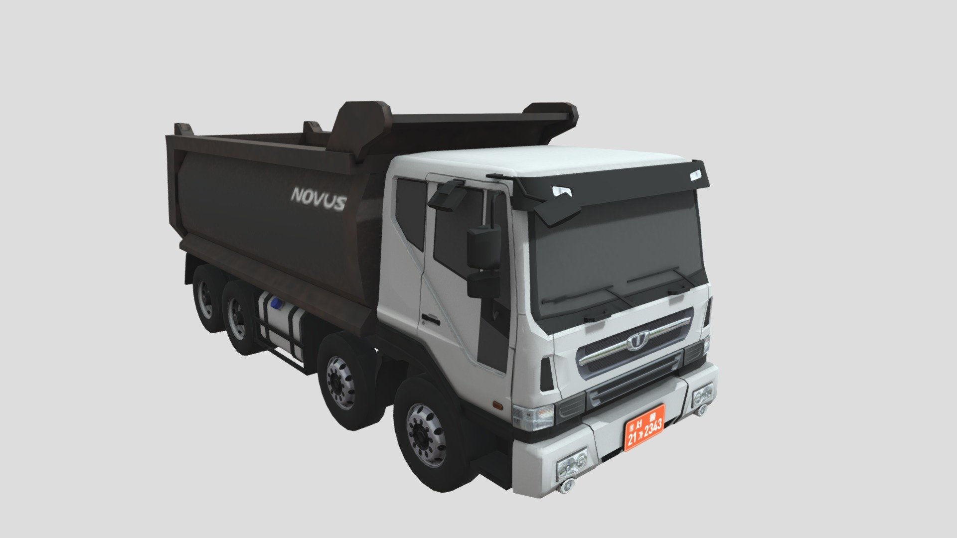 TATA DAEWOO NOVUS Se Dump Truck - TATA DAEWOO NOVUS Se Dump Truck - Buy Royalty Free 3D model by e0312s 3d model