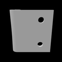 Strike for clip for tension latch 1429L Serie... aerotecnica_sa, camloc_latches, 1429l_series