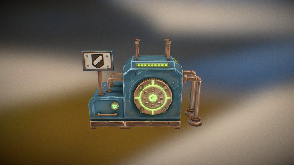 Shrine 1 - 3D model by Hanoee (@gagames) 3d model