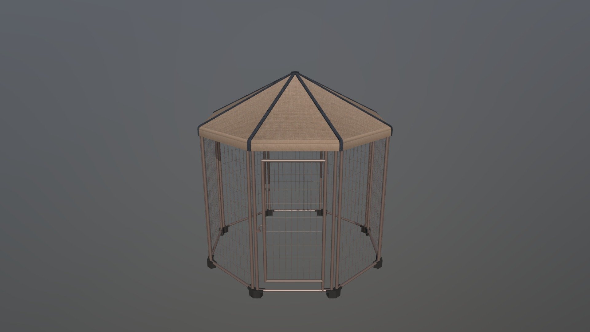Pet Gazebo - Download Free 3D model by archmamun3darts 3d model