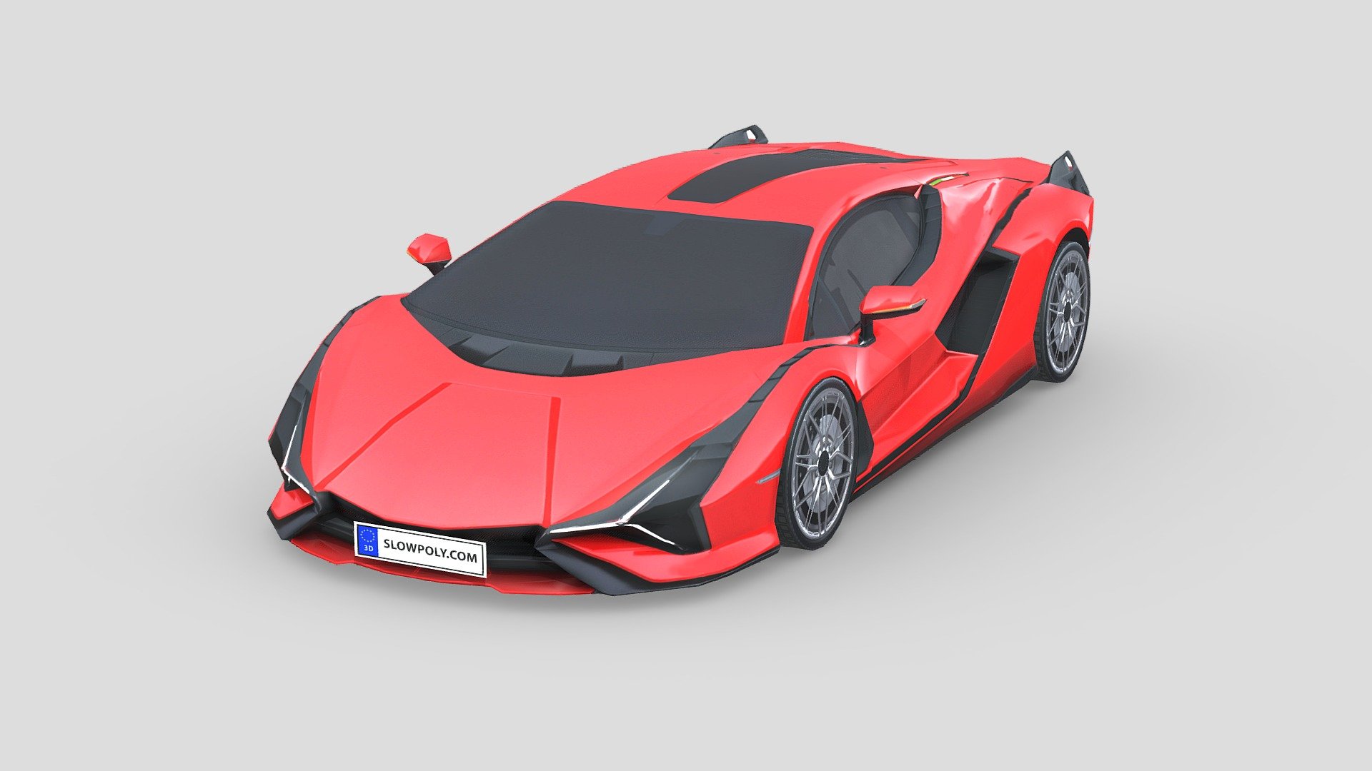 Buckle up and join the ride with our incredible 3D model car! With few polygons, it’s light, flexible, and realistic. High-quality textures bring it to life. Effortlessly integrate it into any project and let your creativity soar. Get ready for a thrilling journey!

If you love this 3d model and curious about how it’s done, visit our tutorial here:
https://www.slowpoly.com/l/course unlock the technique, tool and trick to crafting this detailed-looking low poly car now! - Lamborghini Sian - Buy Royalty Free 3D model by slowpoly 3d model